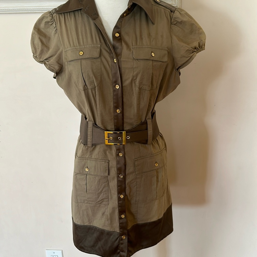 Bebe medium belted top.